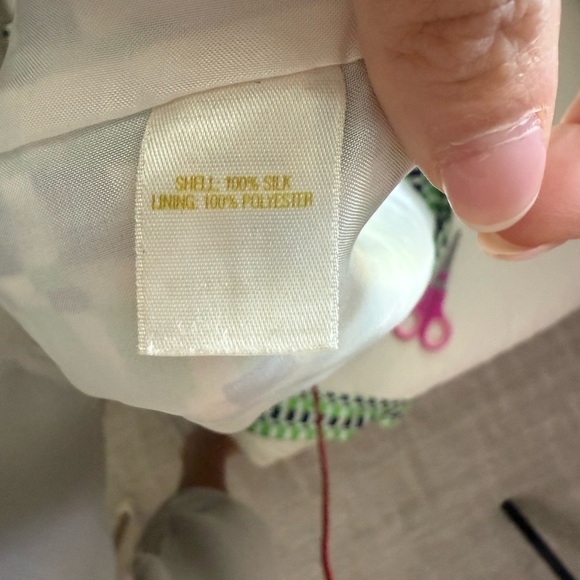 Kate Spade Green and Black Patterned Dress - Picture 9 of 11